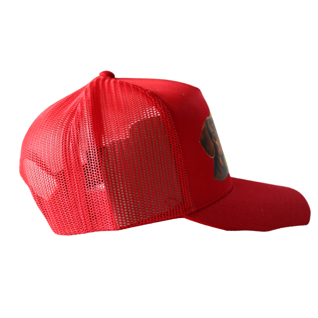 Happy Little Wiener Dog Trucker Hat