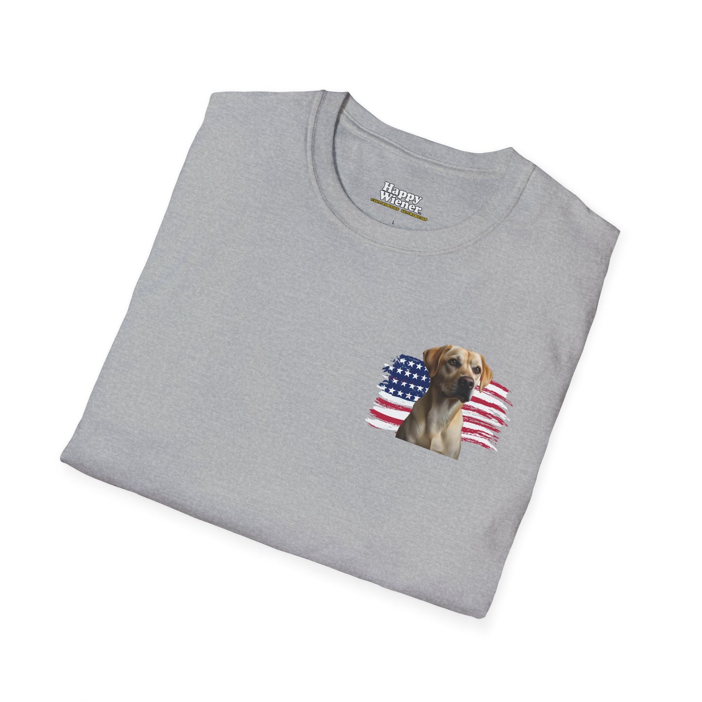 AMERICAN WIENER TEE YELLOW LAB