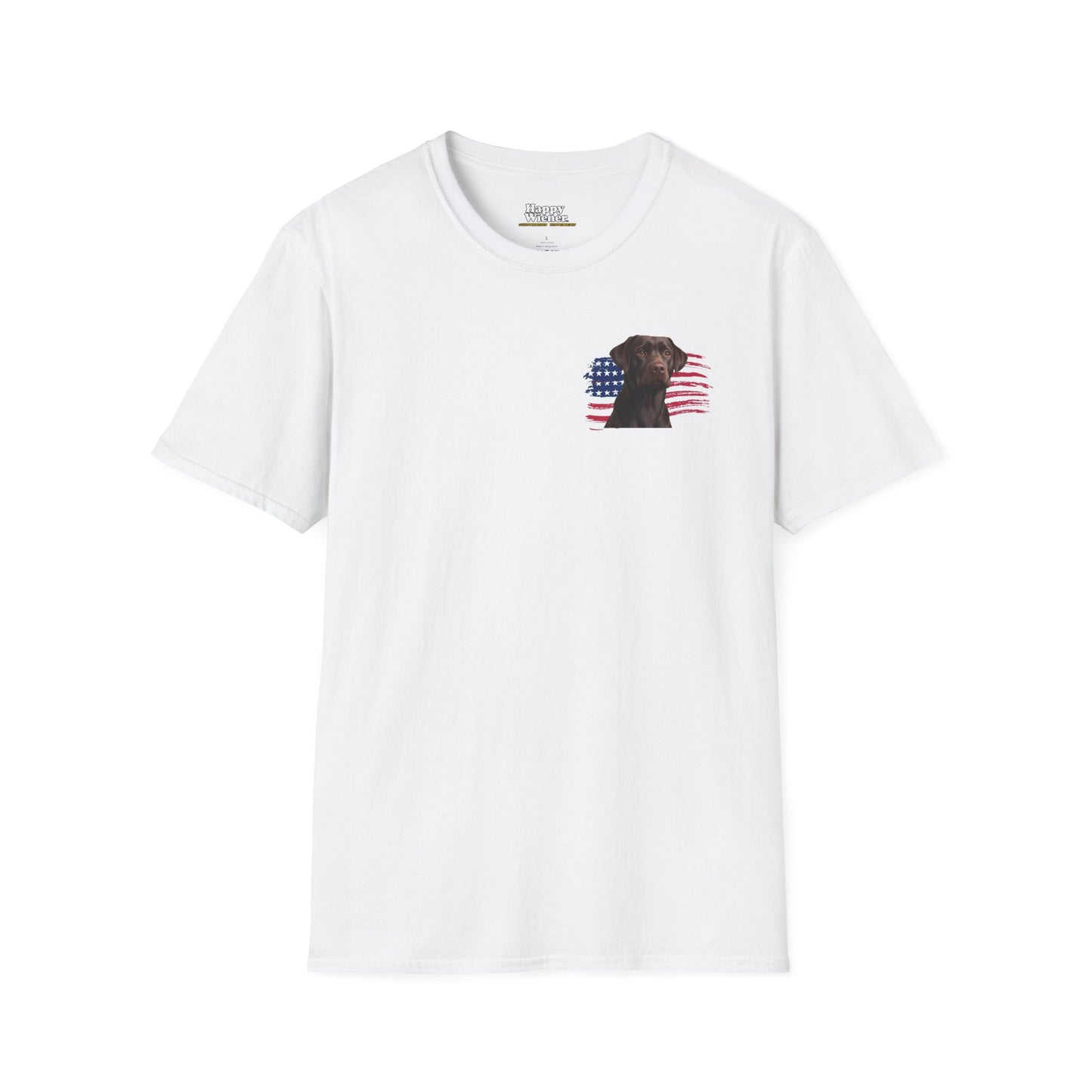 AMERICAN WIENER TEE (CHOCOLATE LAB)