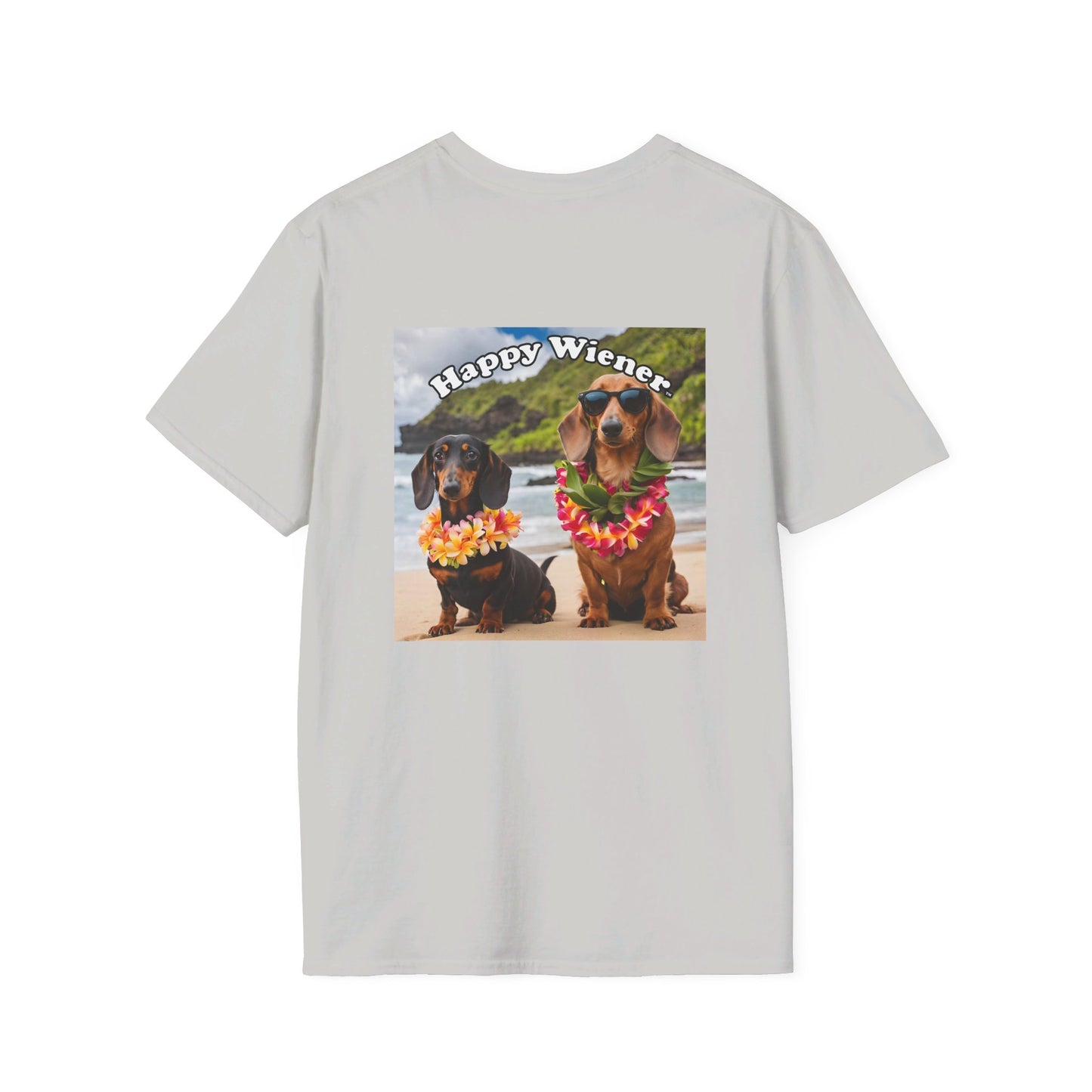 Happy Wiener™ "Chill" Blonde Weenie Tee Hawaiian Dream