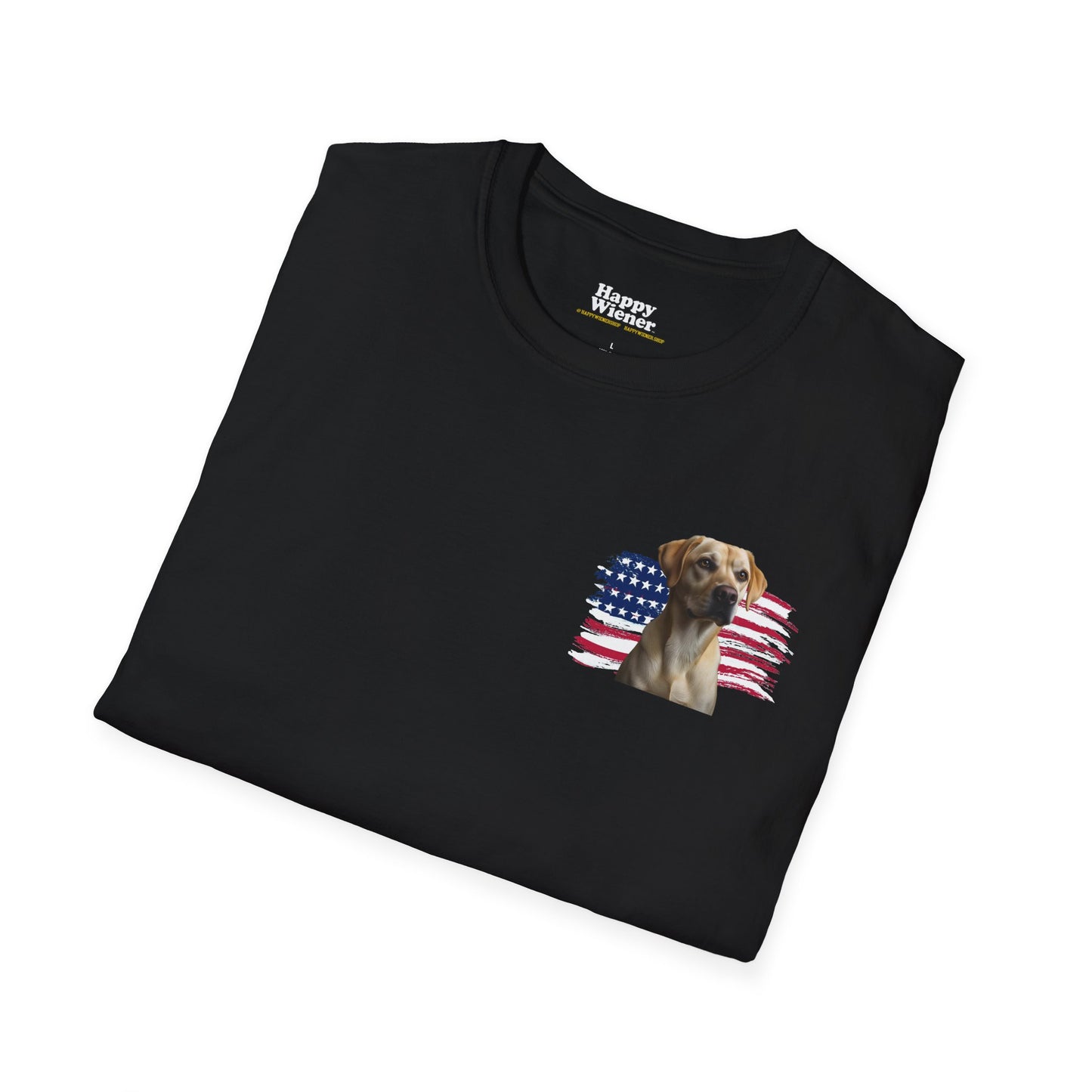 AMERICAN WIENER TEE YELLOW LAB