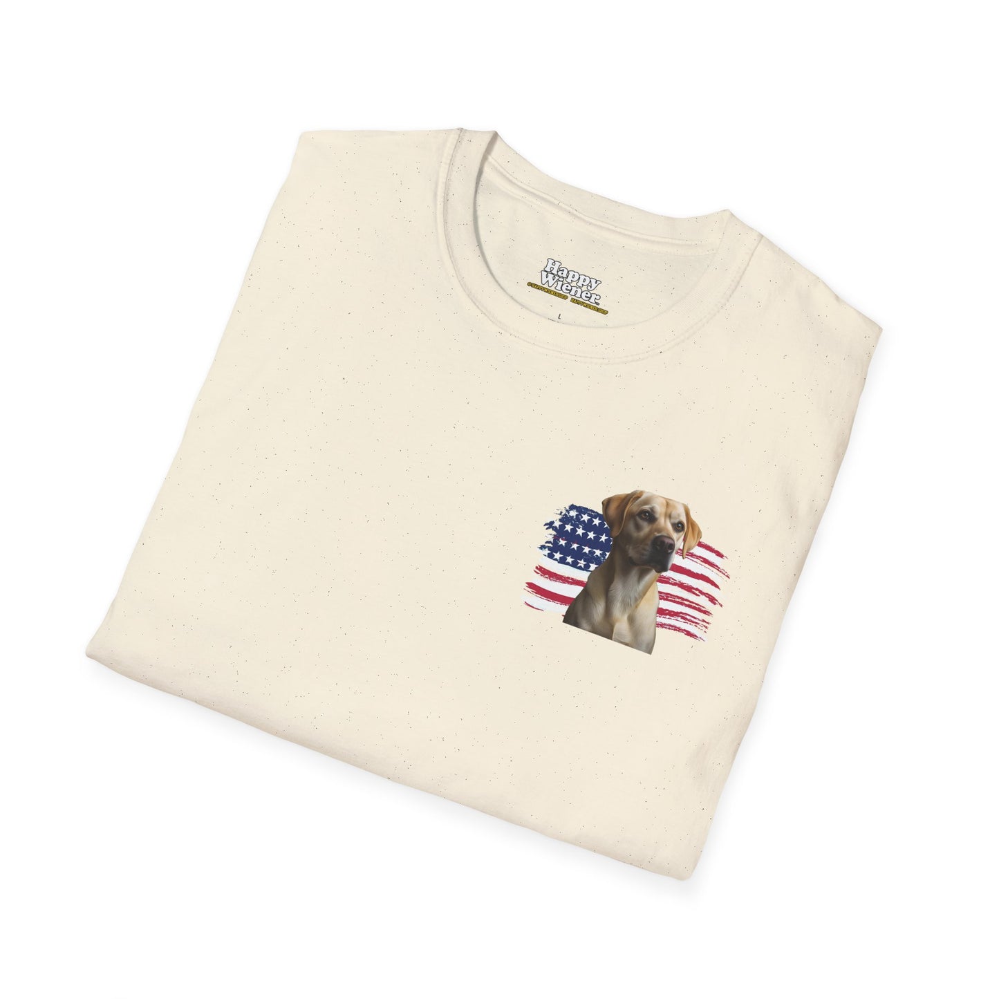 AMERICAN WIENER TEE YELLOW LAB