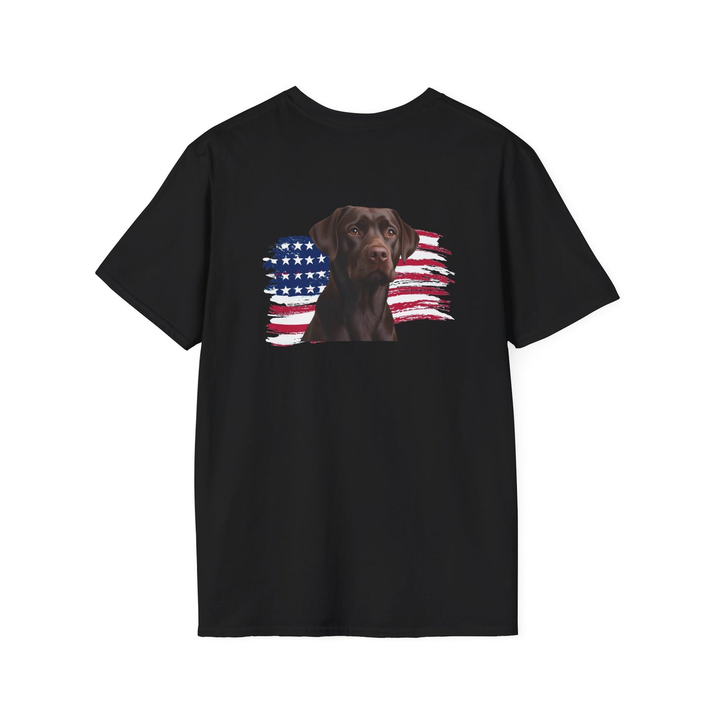 AMERICAN WIENER TEE (CHOCOLATE LAB)