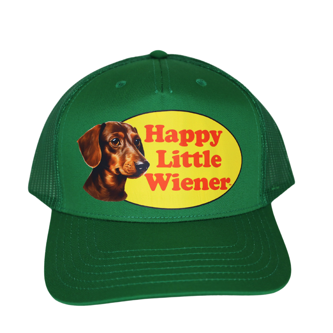 Happy Little Wiener Dog Trucker Hat
