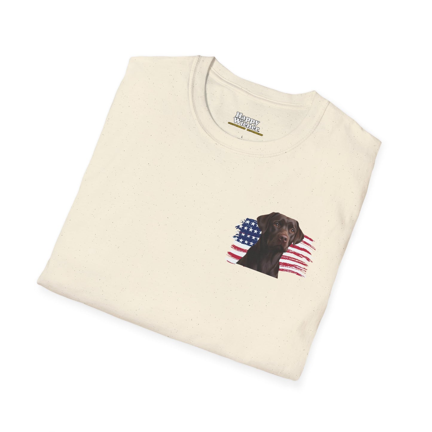 AMERICAN WIENER TEE (CHOCOLATE LAB)