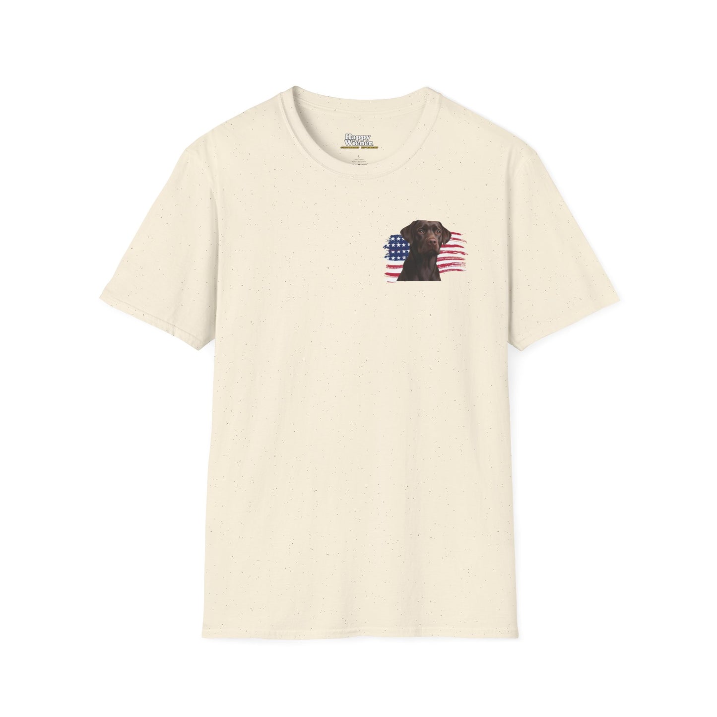AMERICAN WIENER TEE (CHOCOLATE LAB)