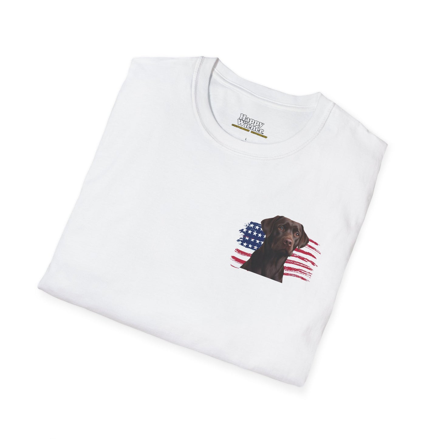 AMERICAN WIENER TEE (CHOCOLATE LAB)