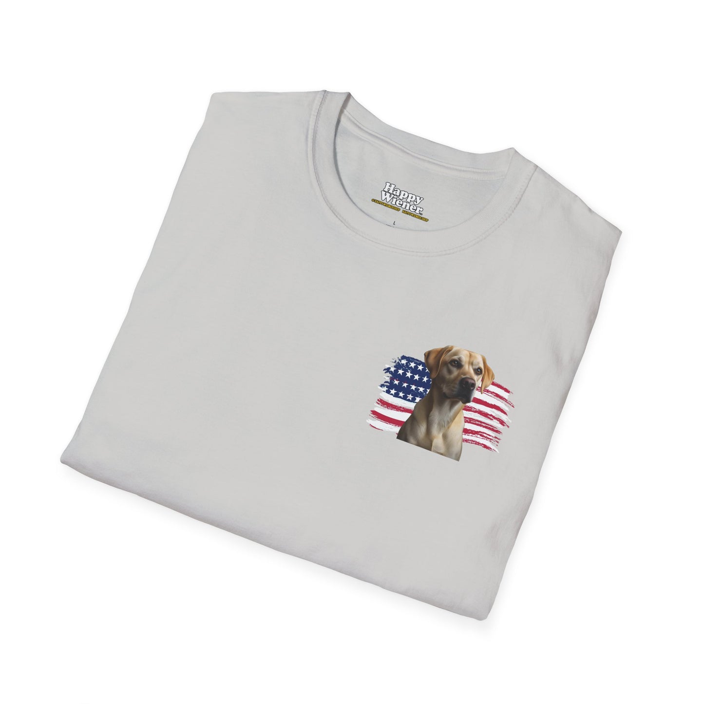 AMERICAN WIENER TEE YELLOW LAB
