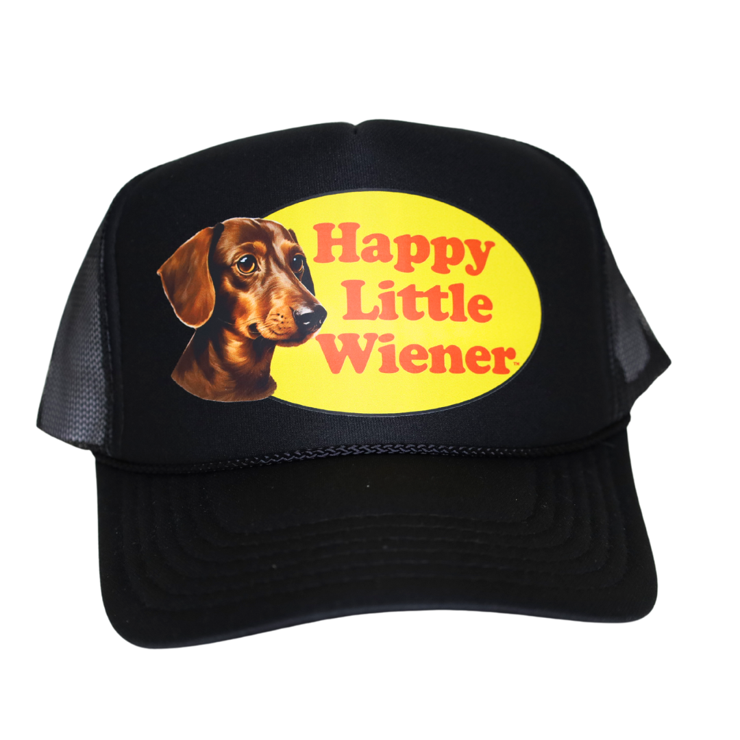 Happy Little Wiener Dog Trucker Hat