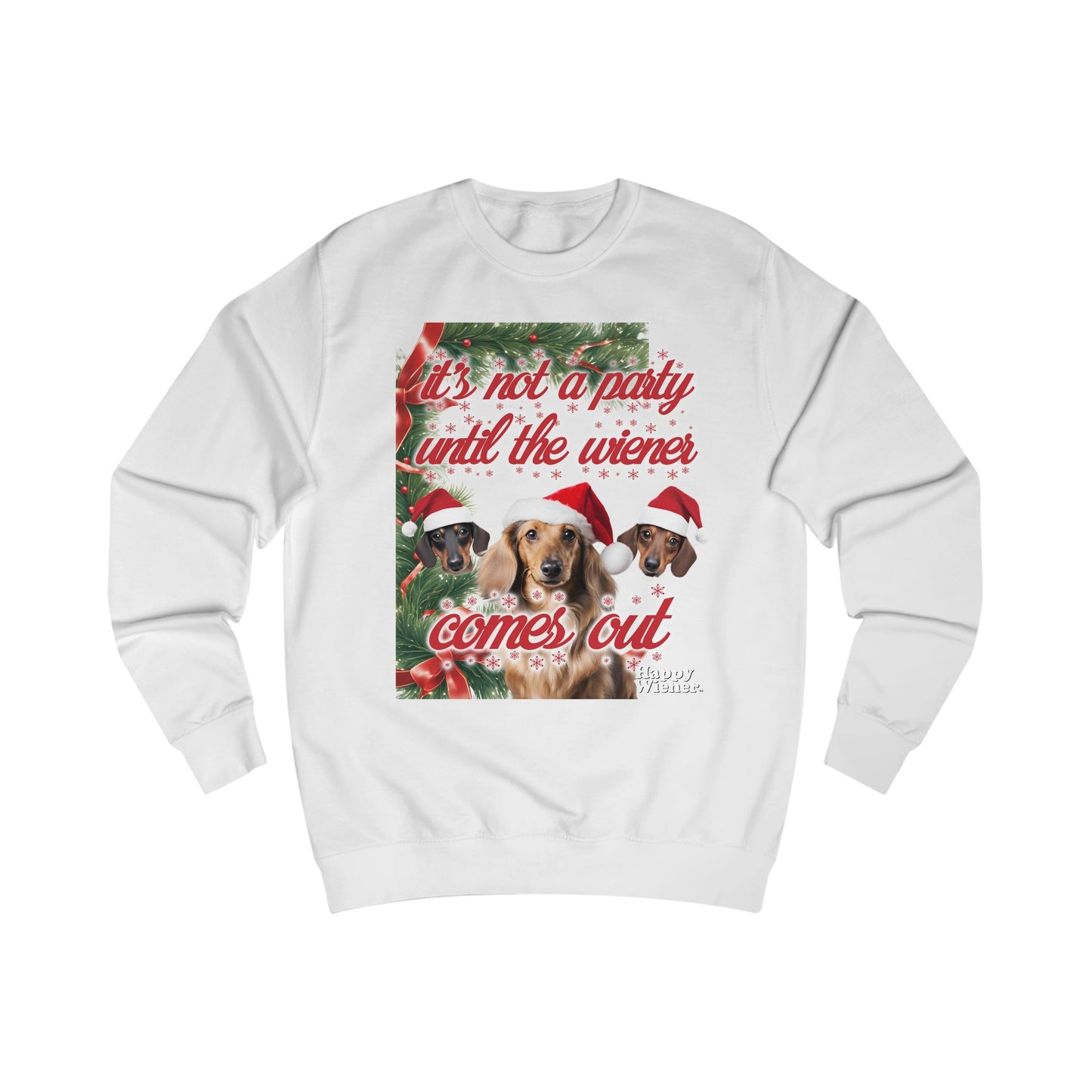 Happy Wiener™ CHRISTMAS SWEATER WIENER PARTY
