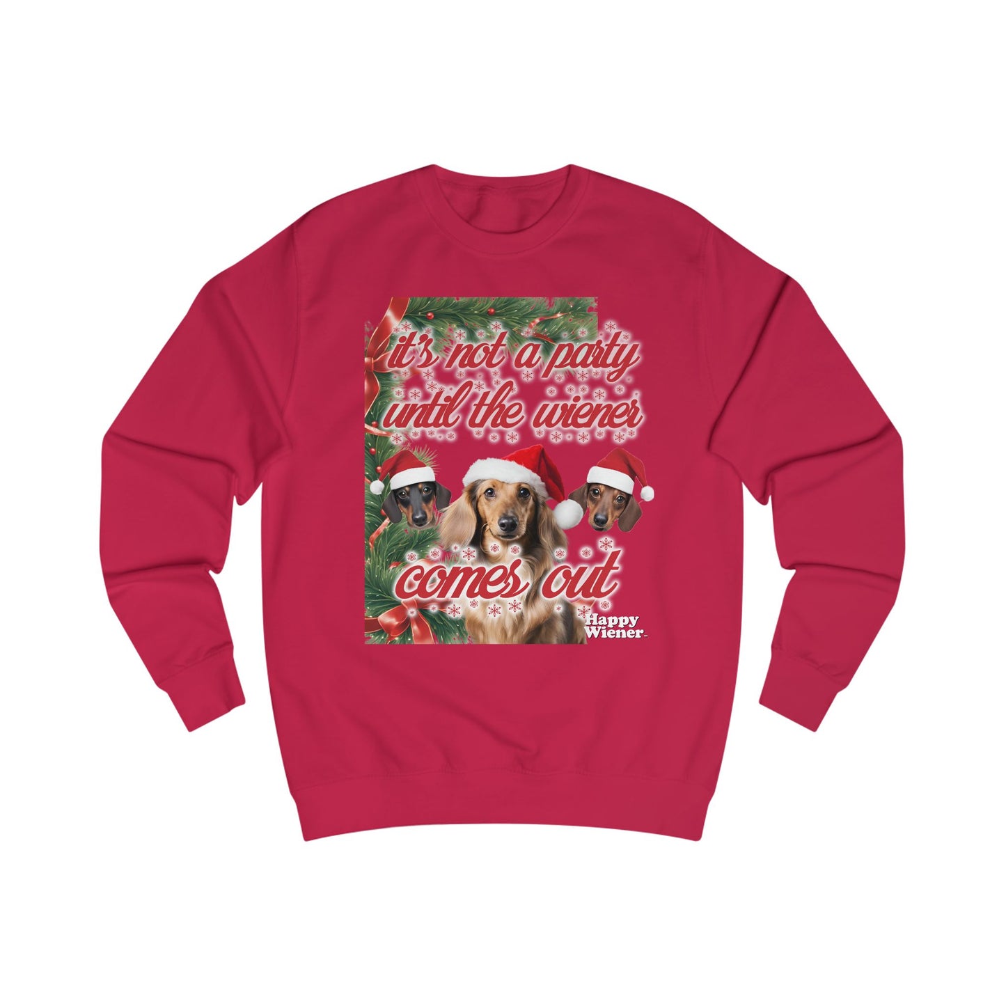 Happy Wiener™ CHRISTMAS SWEATER WIENER PARTY