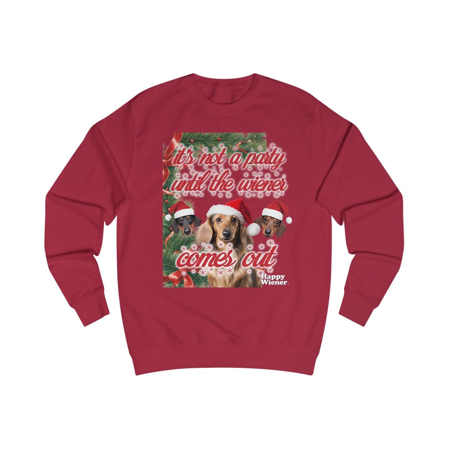 Happy Wiener™ CHRISTMAS SWEATER WIENER PARTY
