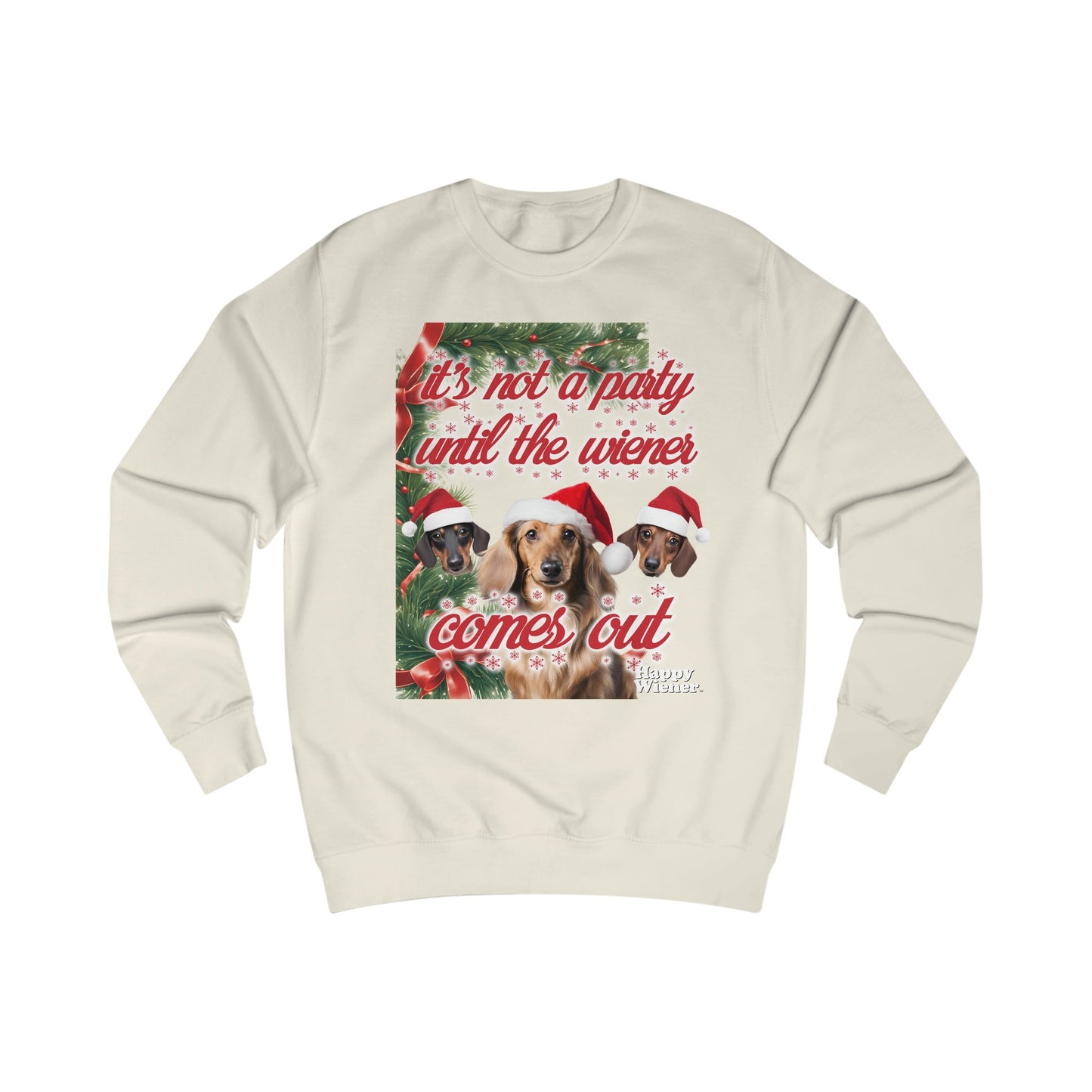 Happy Wiener™ CHRISTMAS SWEATER WIENER PARTY