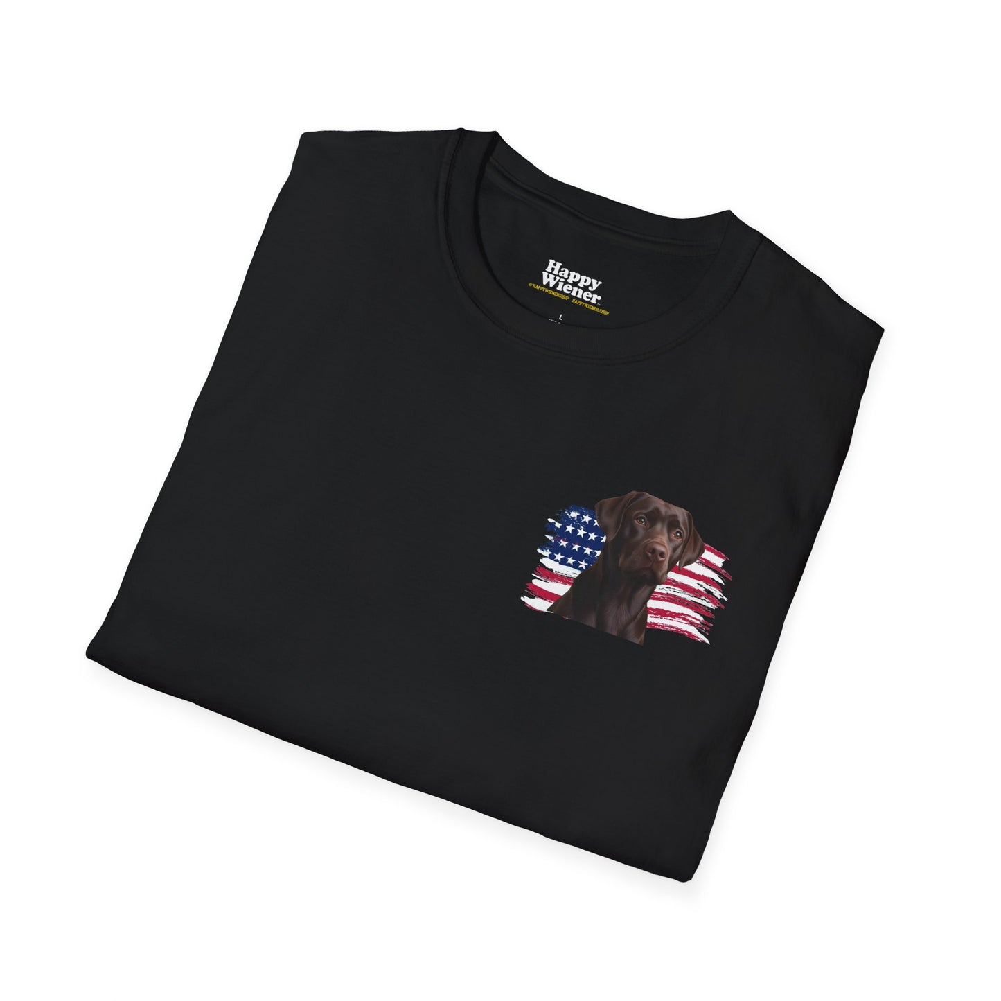 AMERICAN WIENER TEE (CHOCOLATE LAB)