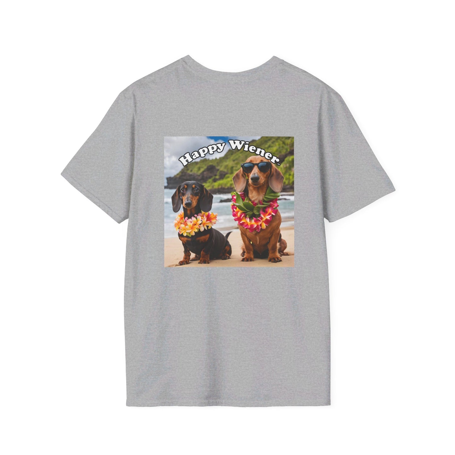 Happy Wiener™ "Chill" Blonde Weenie Tee Hawaiian Dream