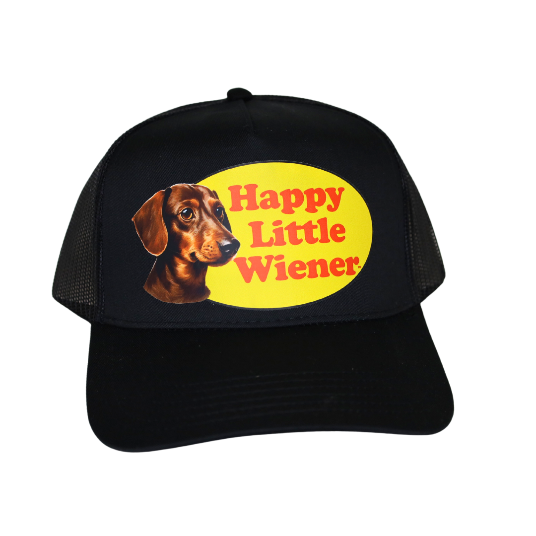 Happy Little Wiener Dog Trucker Hat