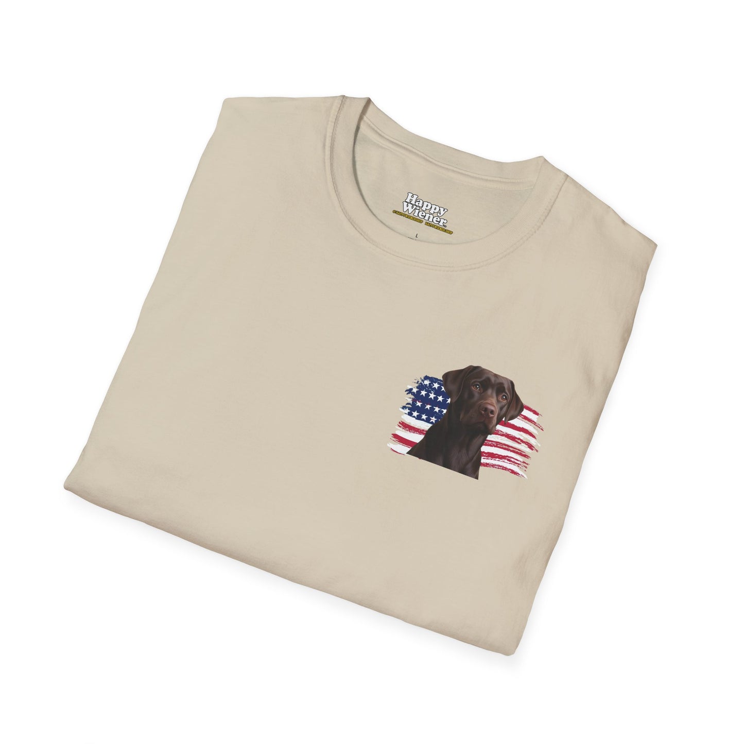AMERICAN WIENER TEE (CHOCOLATE LAB)