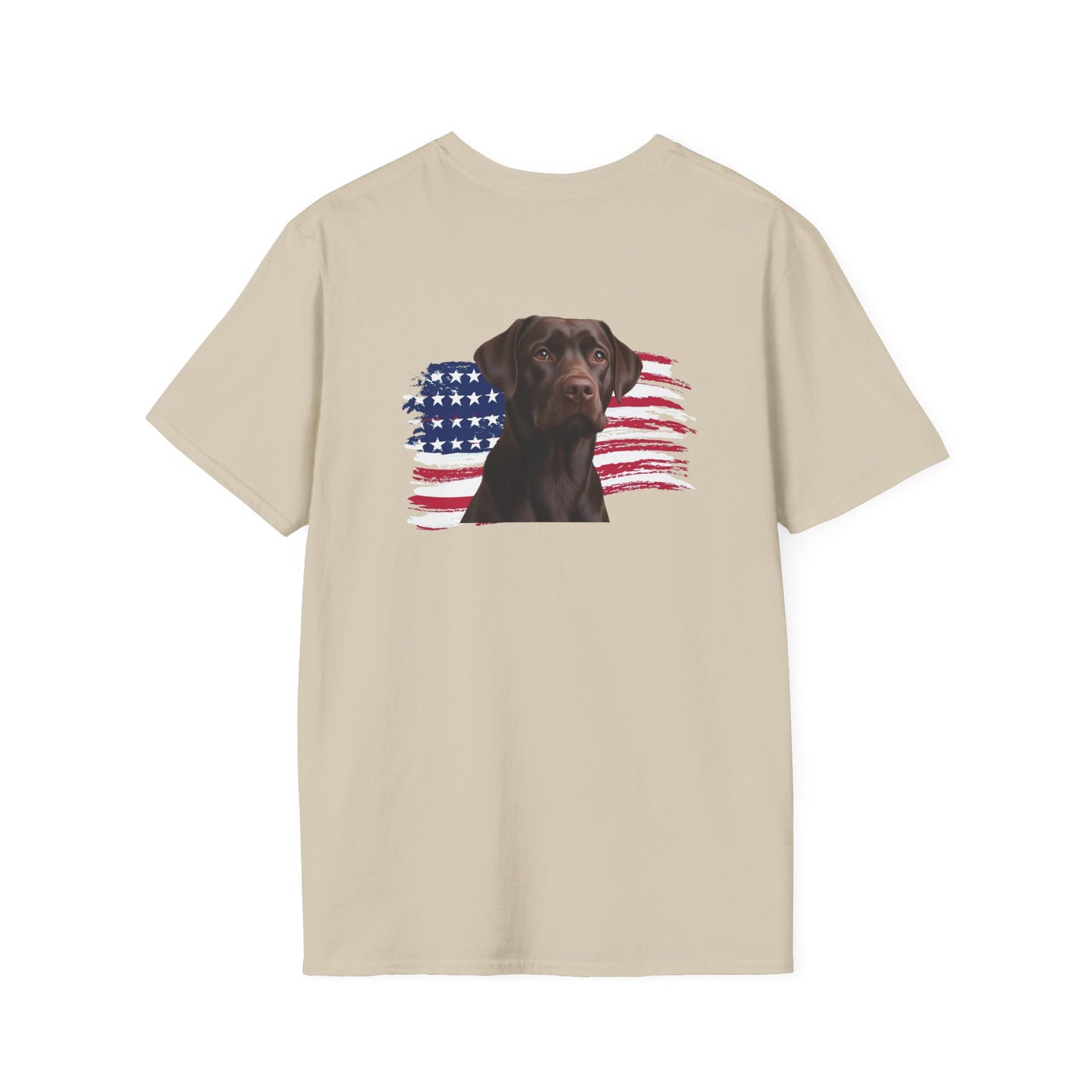 AMERICAN WIENER TEE (CHOCOLATE LAB)