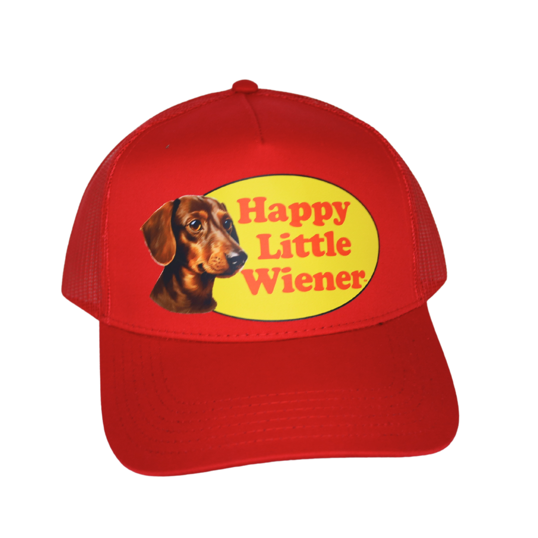Happy Little Wiener Dog Trucker Hat