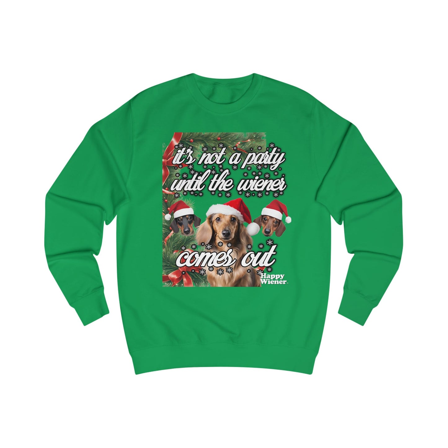Happy Wiener™ CHRISTMAS SWEATER WIENER PARTY Alternate