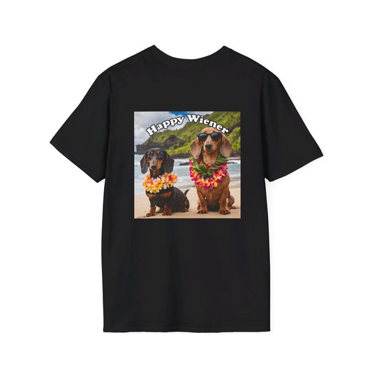 Happy Wiener™ "Chill" Blonde Weenie Tee Hawaiian Dream