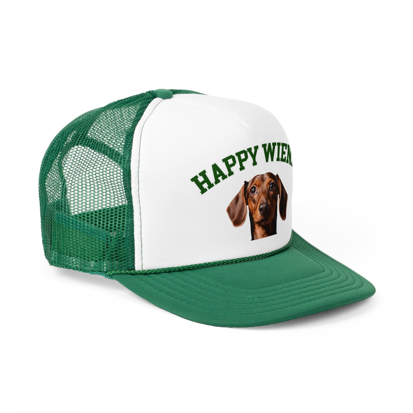 Happy Wiener™ Brown Ween College Trucker Hat