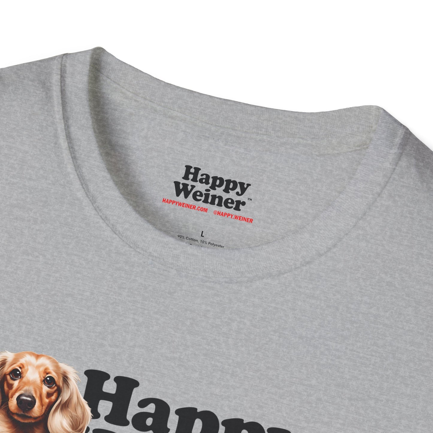 Happy Wiener™ Blonde Ween Blue Tee