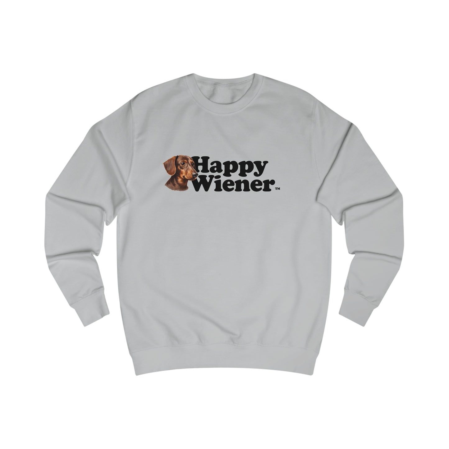 Happy Wiener™ Brown Wiener Sweatshirt