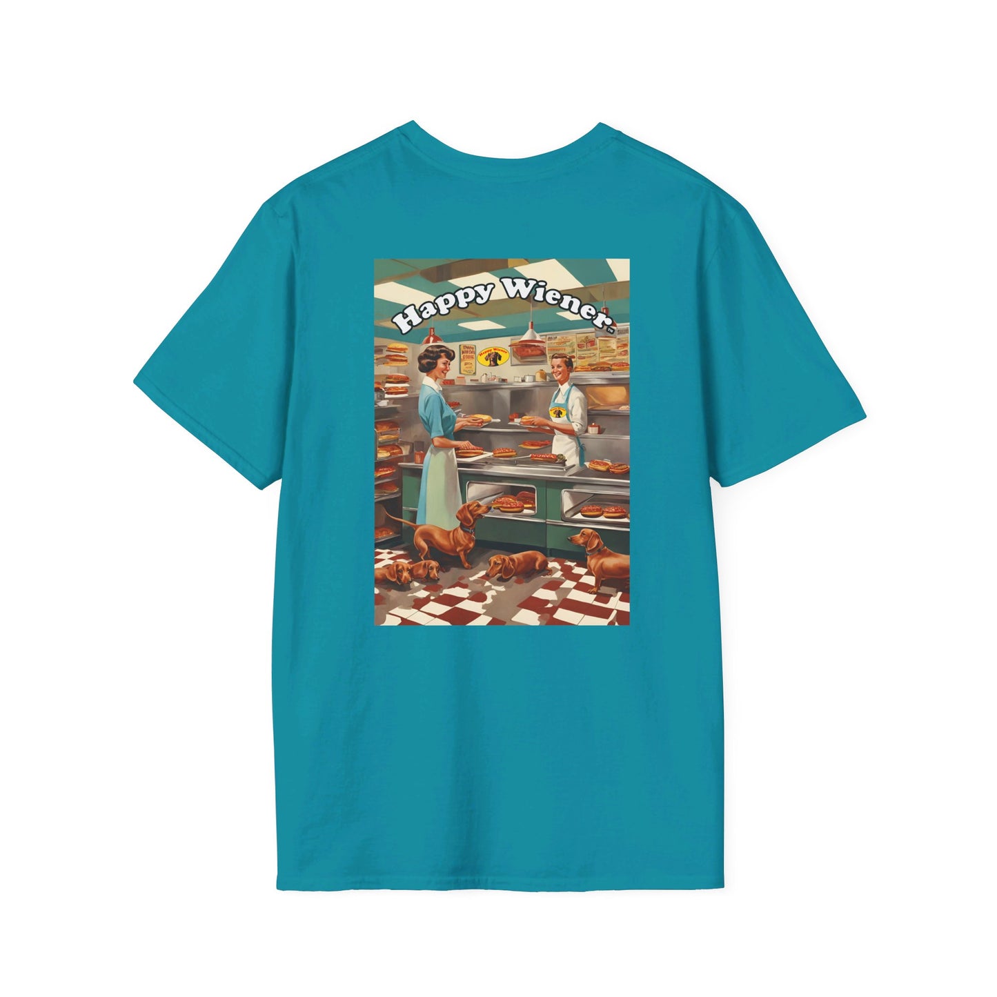 Happy Wiener™ "4 Weens Diner" Blonde Weenie Tee