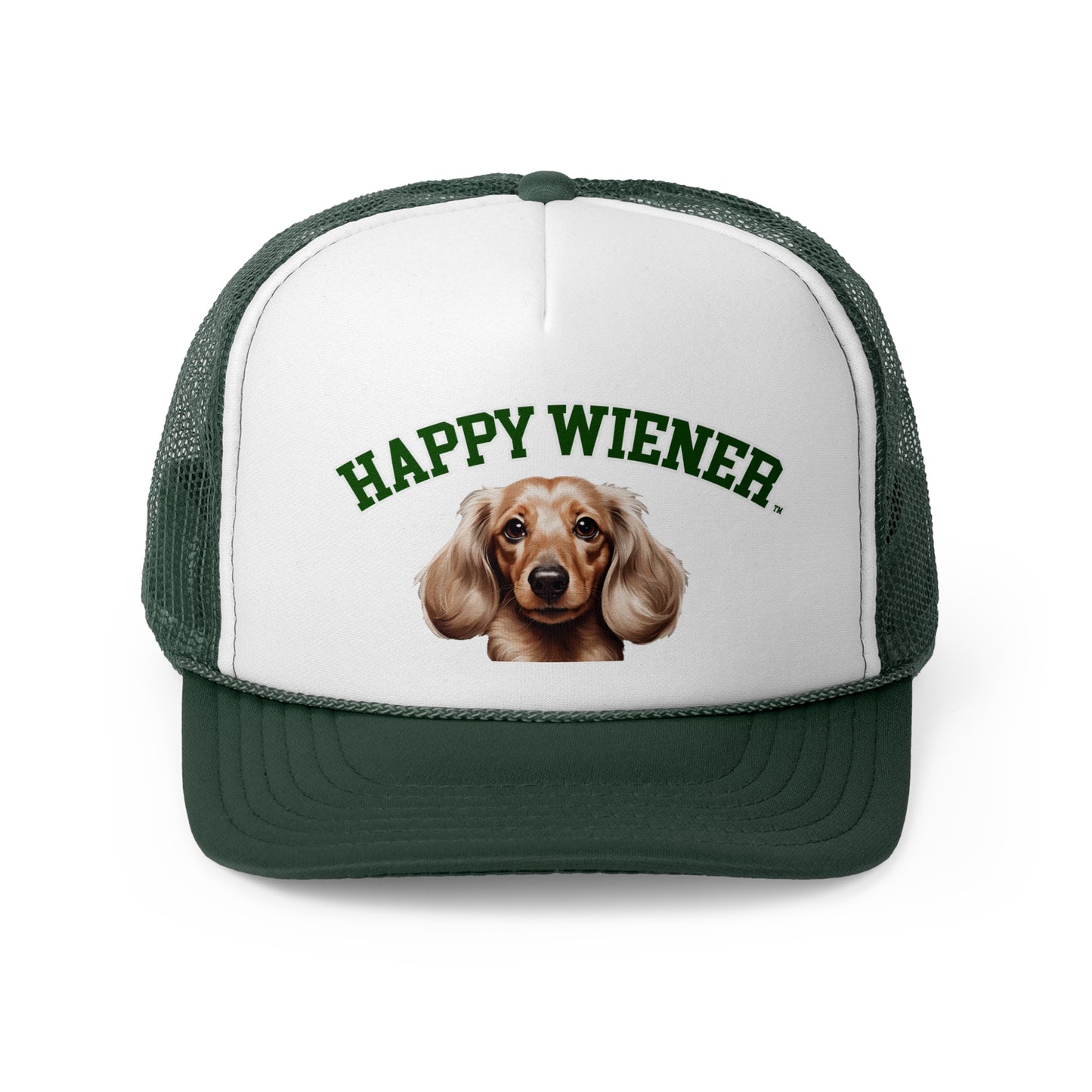 Happy Wiener™ Blonde Ween College Trucker Hat