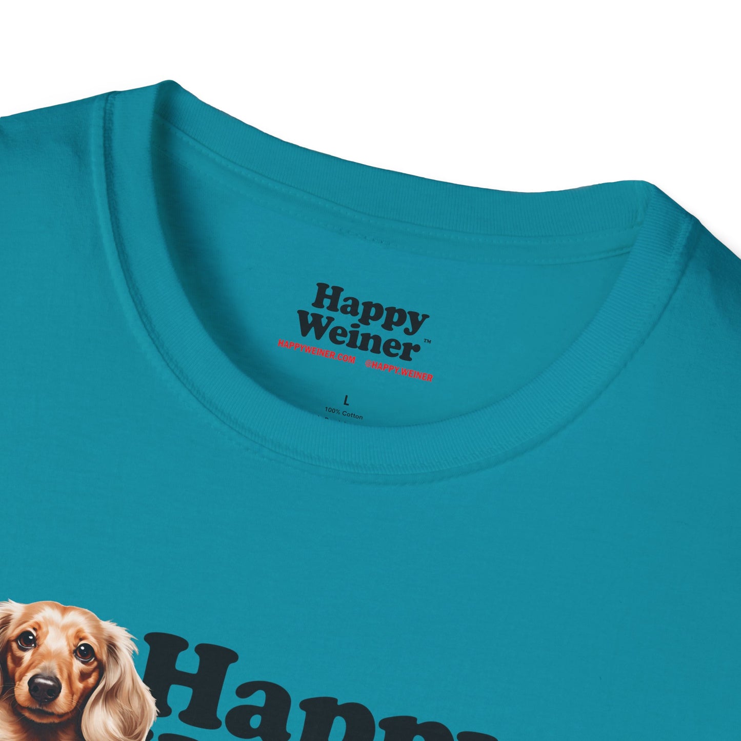 Happy Wiener™ Blonde Ween Blue Tee