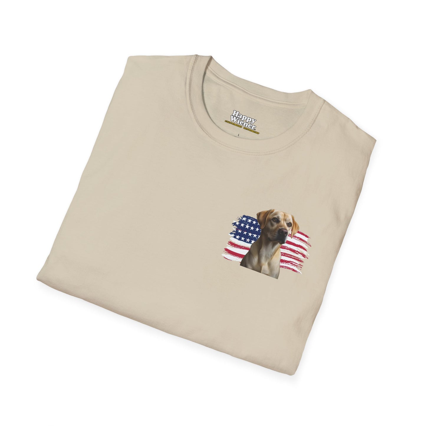 AMERICAN WIENER TEE YELLOW LAB