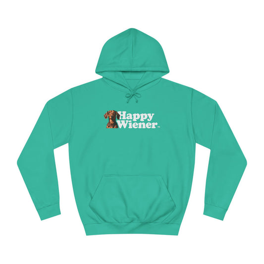 Happy Wiener™ Spring Green Hoodie Brown Ween