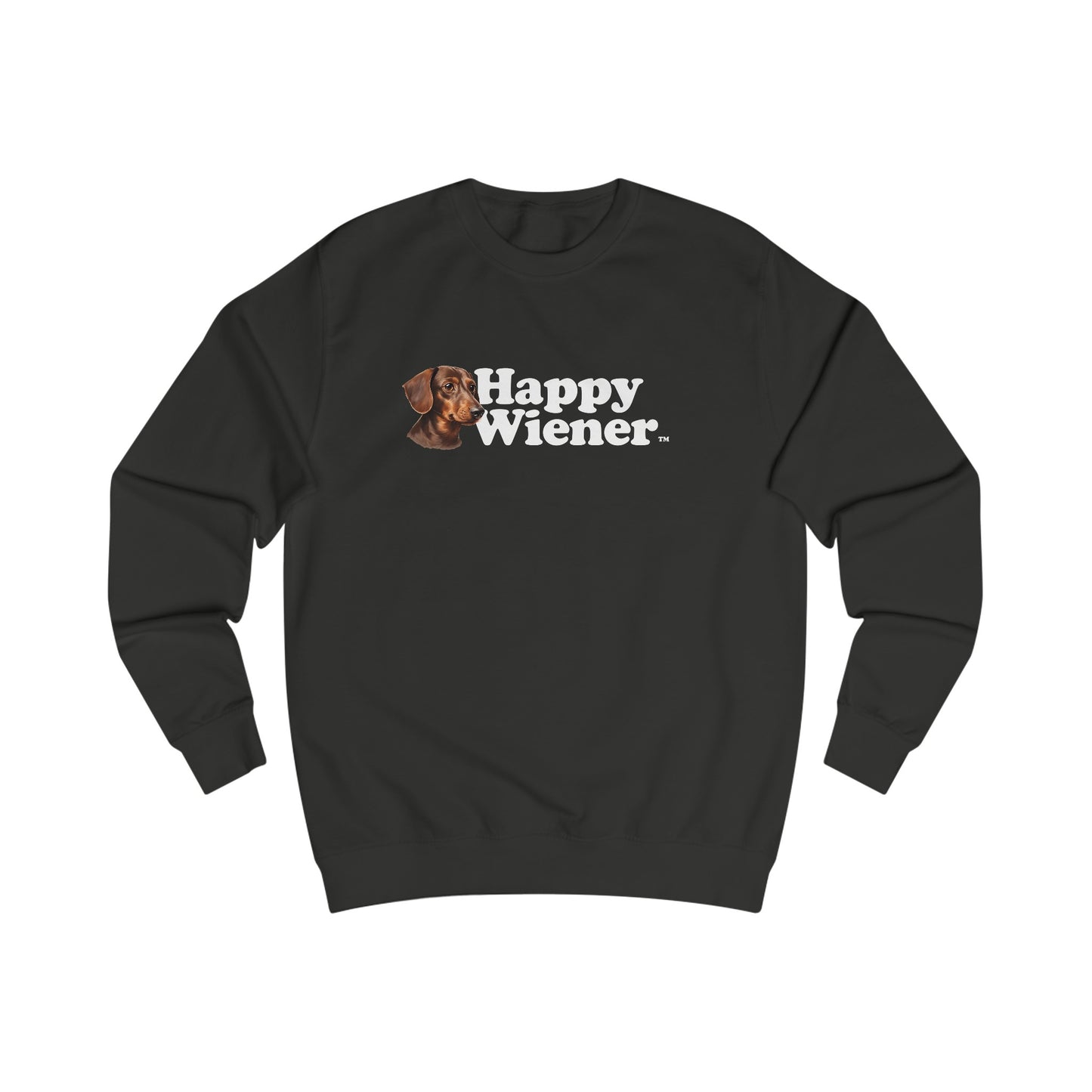 Happy Wiener™ Brown Wiener Sweatshirt