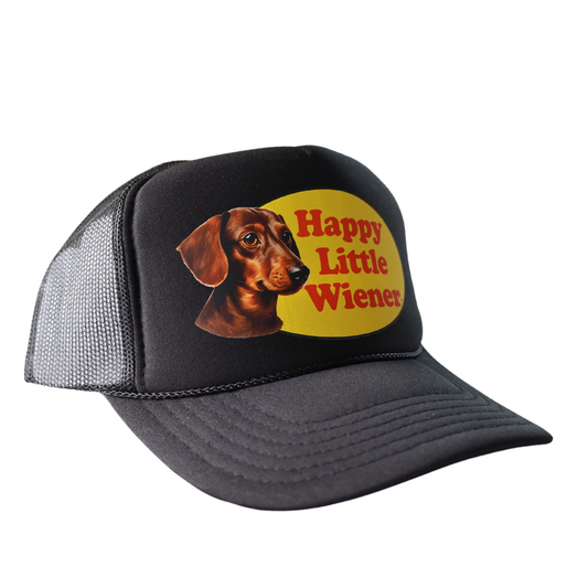 Happy Little Wiener Dog Trucker Hat