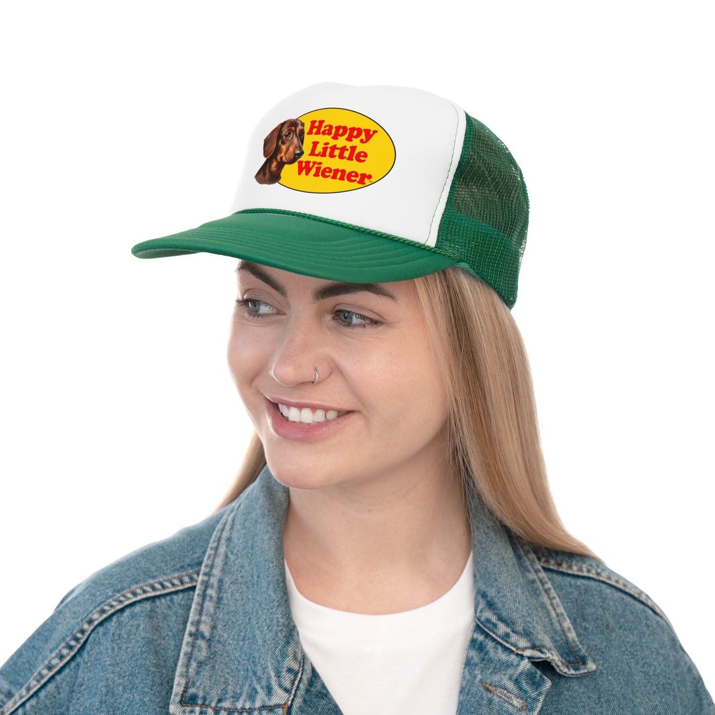 Happy Little Wiener™ Official Trucker Hat Gift - Wiener Dog Hat