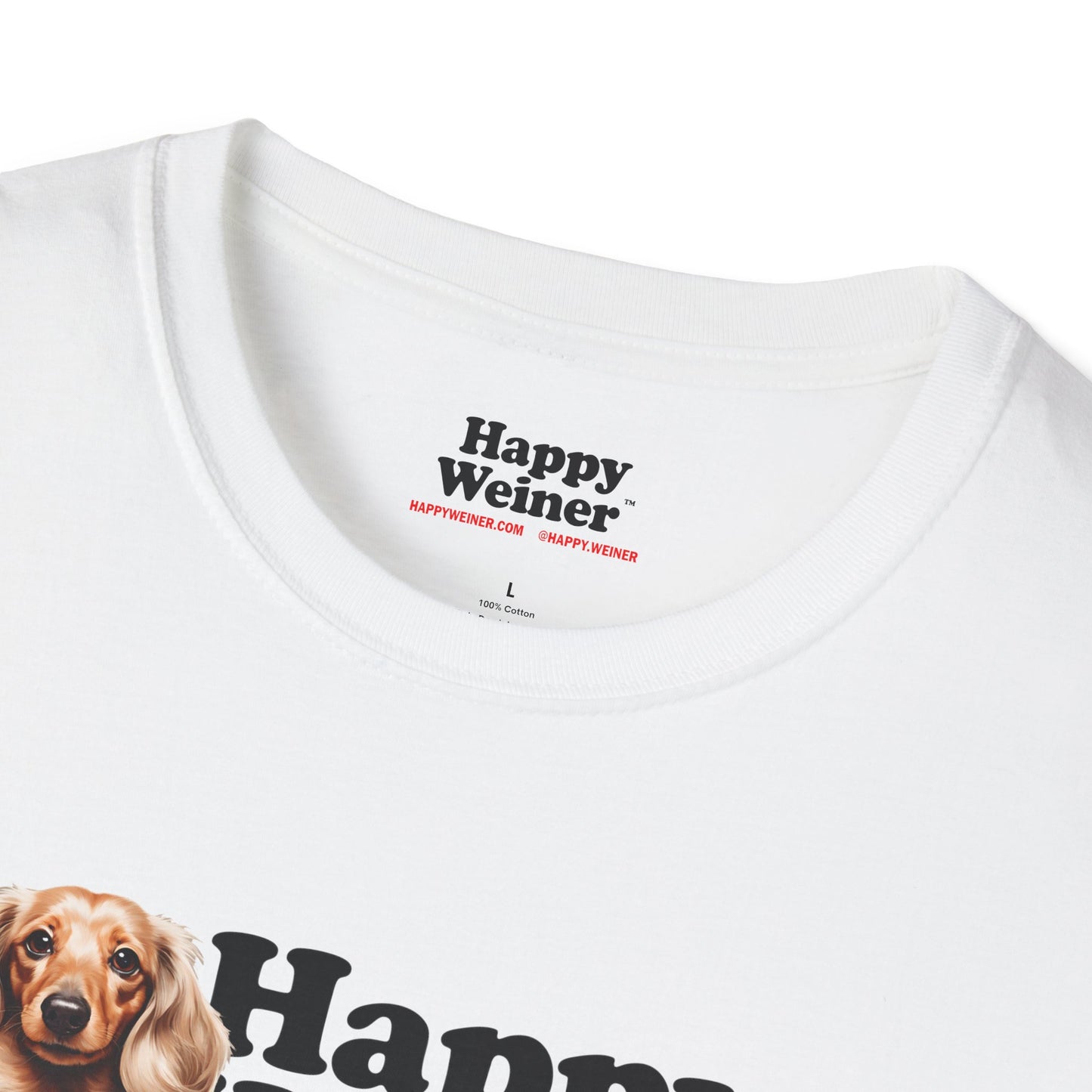 Happy Wiener™ Blonde Ween Blue Tee