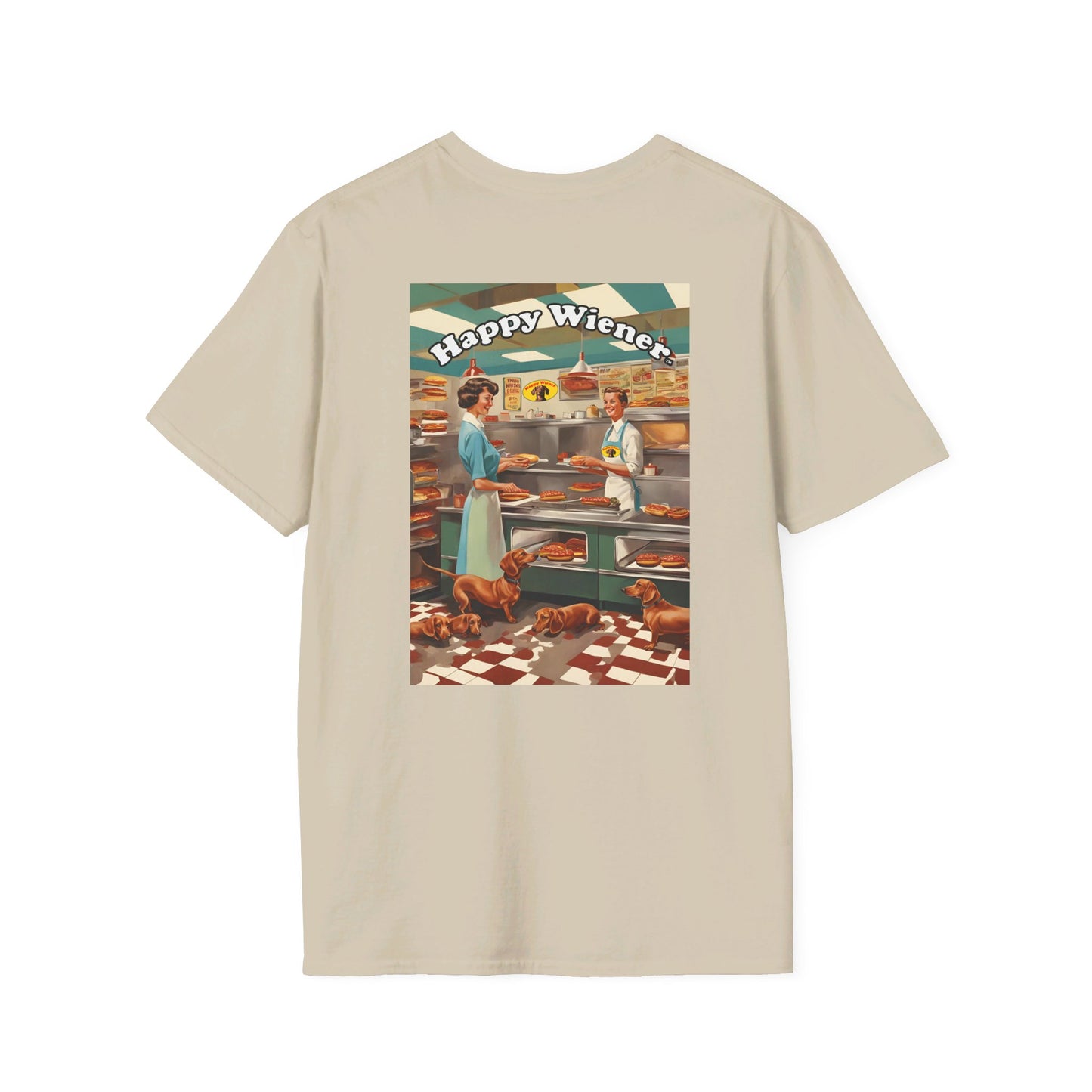 Happy Wiener™ "4 Weens Diner" Blonde Weenie Tee