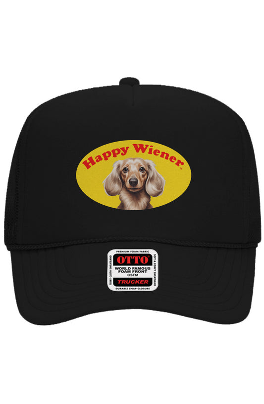 Blonde Happy Wiener Classic Trucker