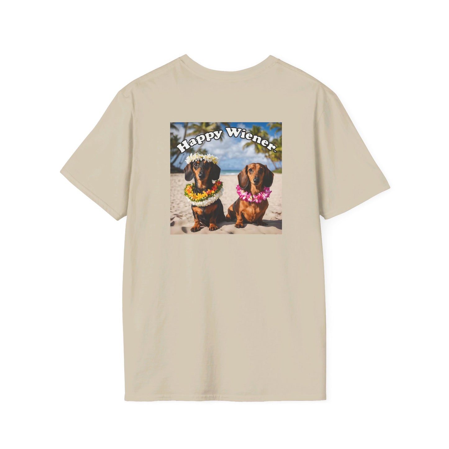 Happy Wiener™ "Beachin" Blonde Weenie Tee Hawaiian Dream