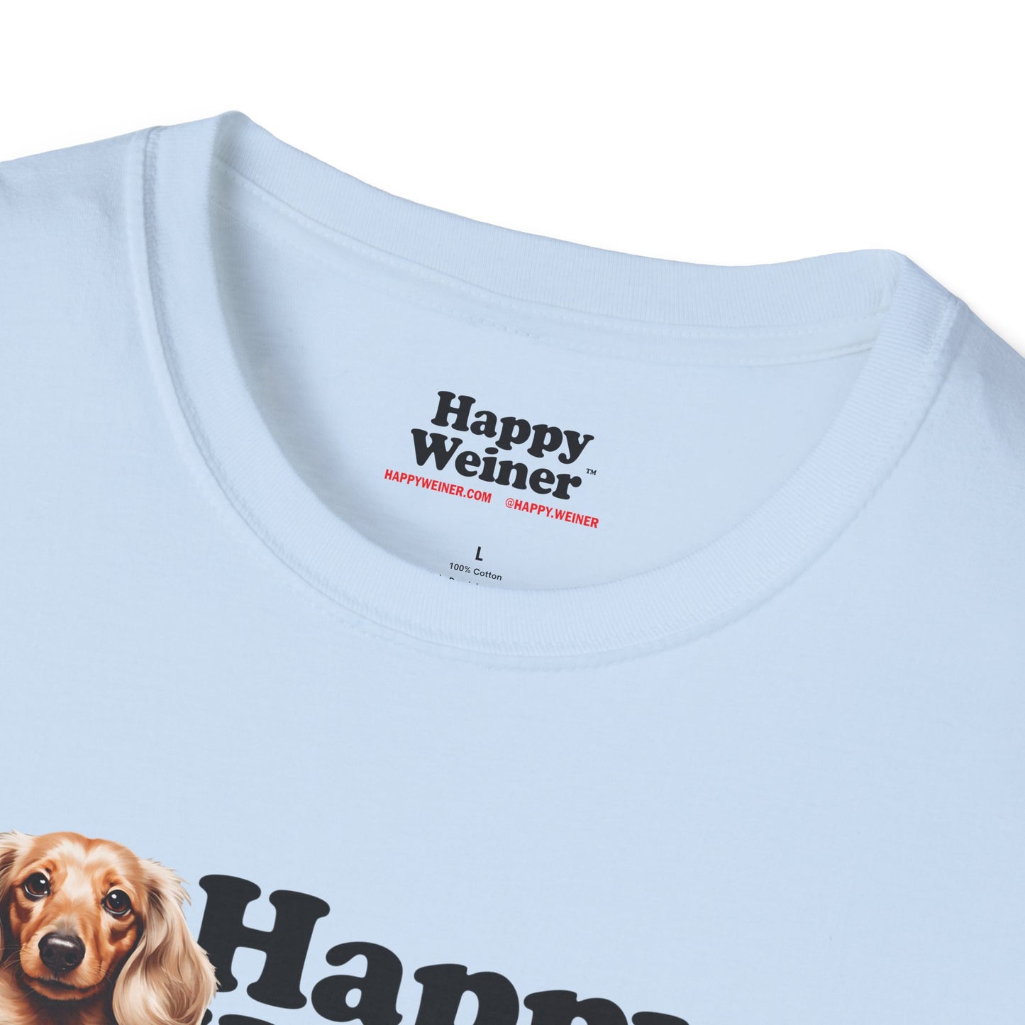 Happy Wiener™ Blonde Ween Blue Tee