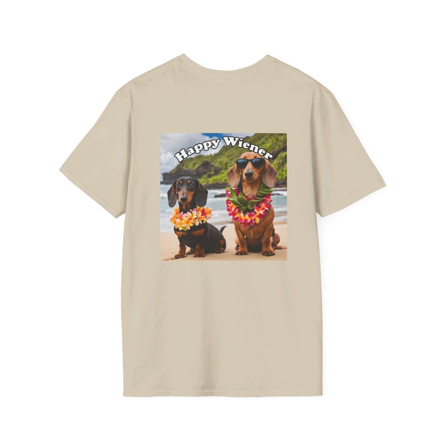 Happy Wiener™ "Chill" Blonde Weenie Tee Hawaiian Dream