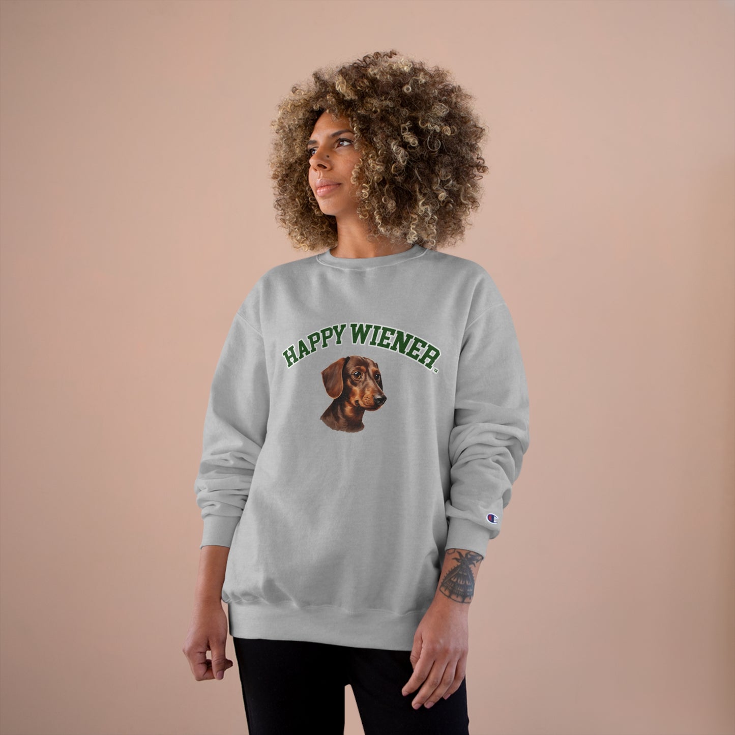 Happy Wiener™ College Ween Champion Sweatshirt