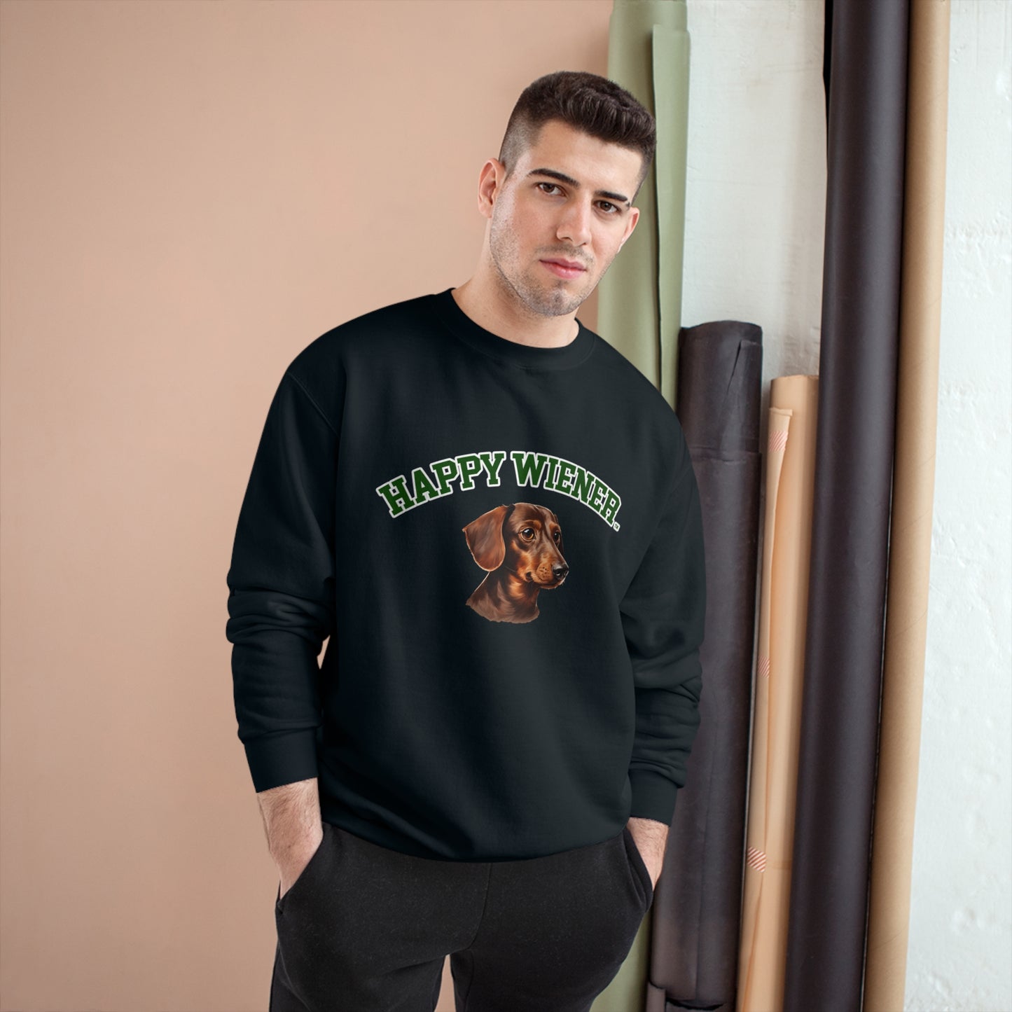 Happy Wiener™ College Ween Champion Sweatshirt