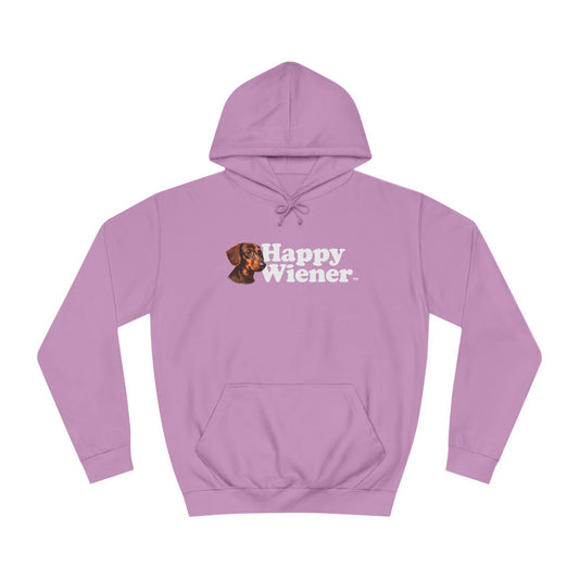 Happy Wiener™ Lavender Hoodie Brown Little Ween