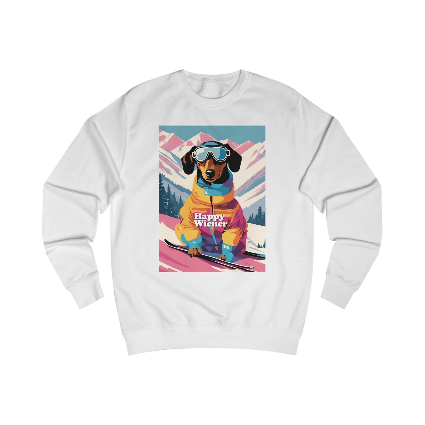 Happy Wiener™ CHRISTMAS SWEATER SKI'SONS GREETINGS