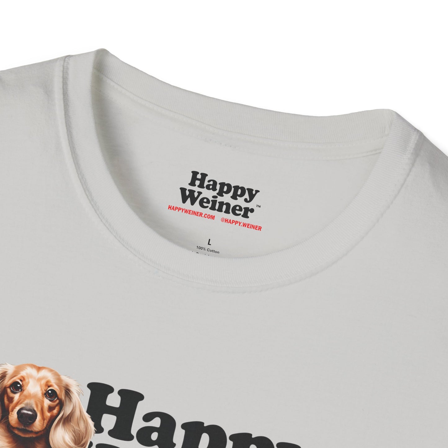 Happy Wiener™ Blonde Ween Blue Tee