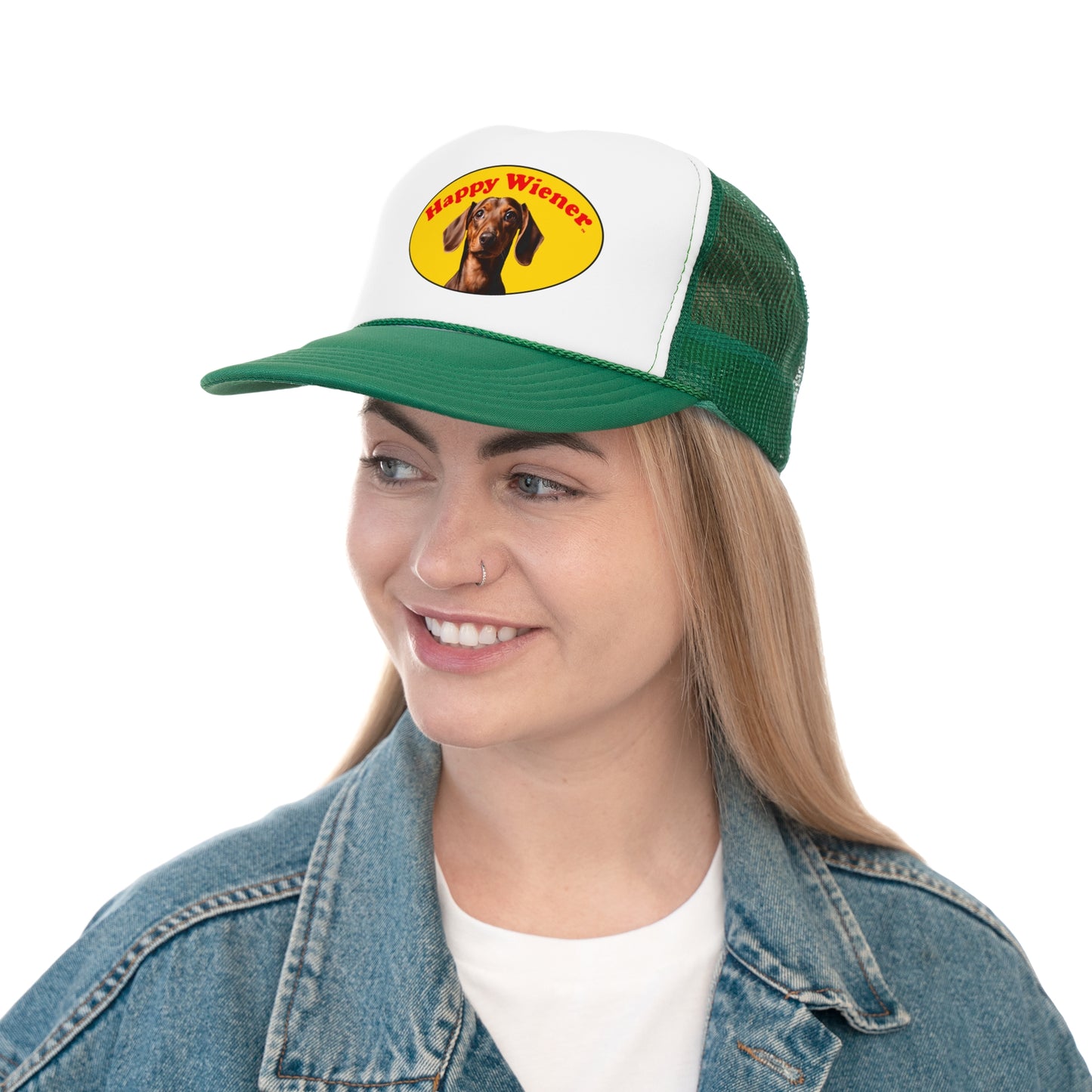 Happy Wiener™ Brown Wiener Dog Official Classic Trucker Hat