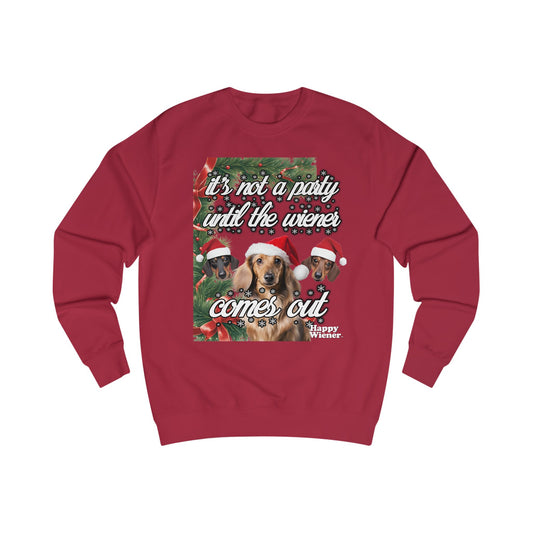 Happy Wiener™ CHRISTMAS SWEATER WIENER PARTY Alternate