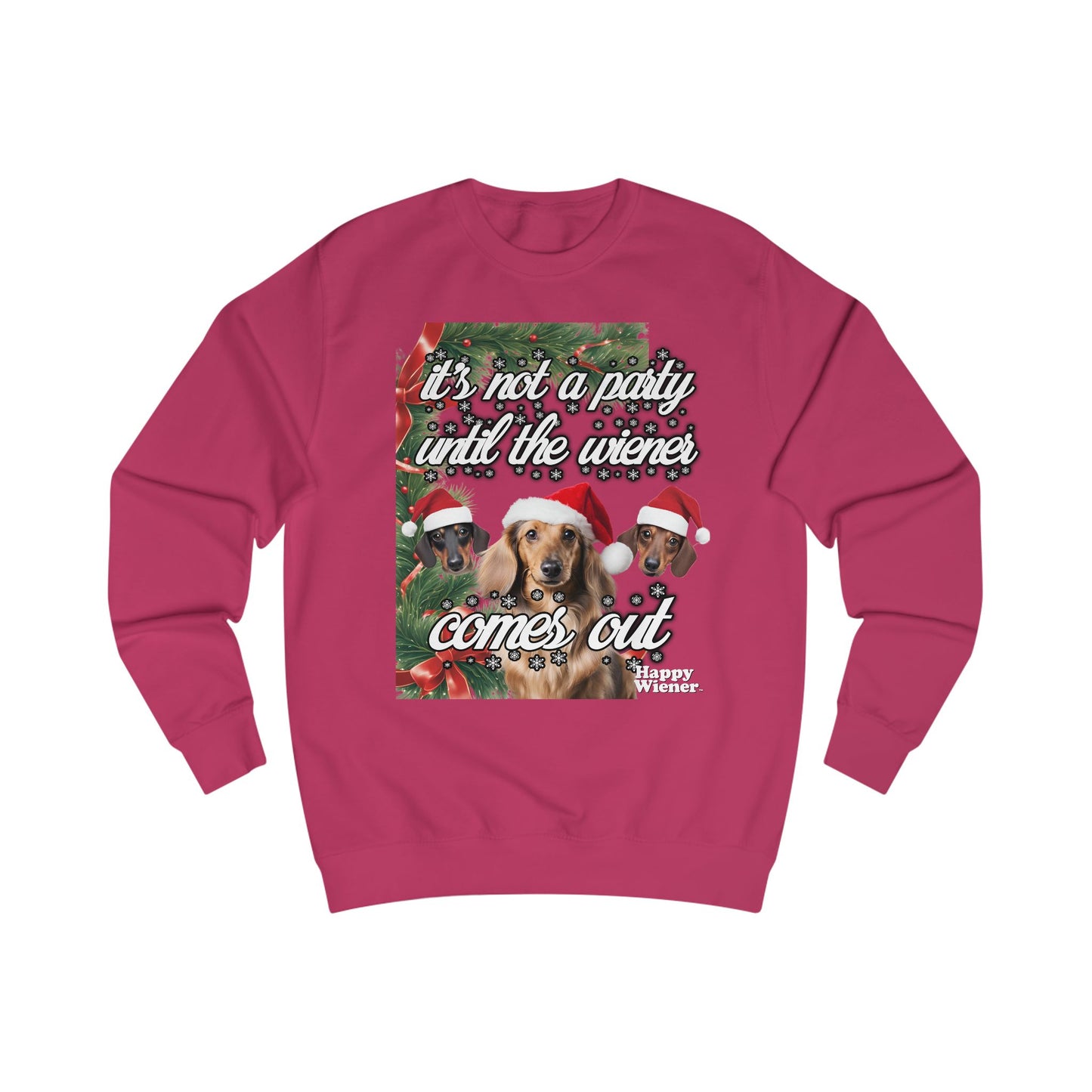 Happy Wiener™ CHRISTMAS SWEATER WIENER PARTY Alternate